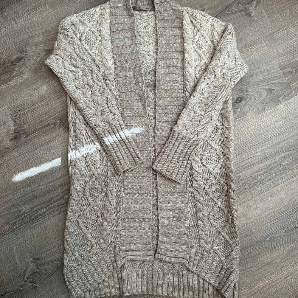 Athleta "All that Glitters" Cardigan Sweater